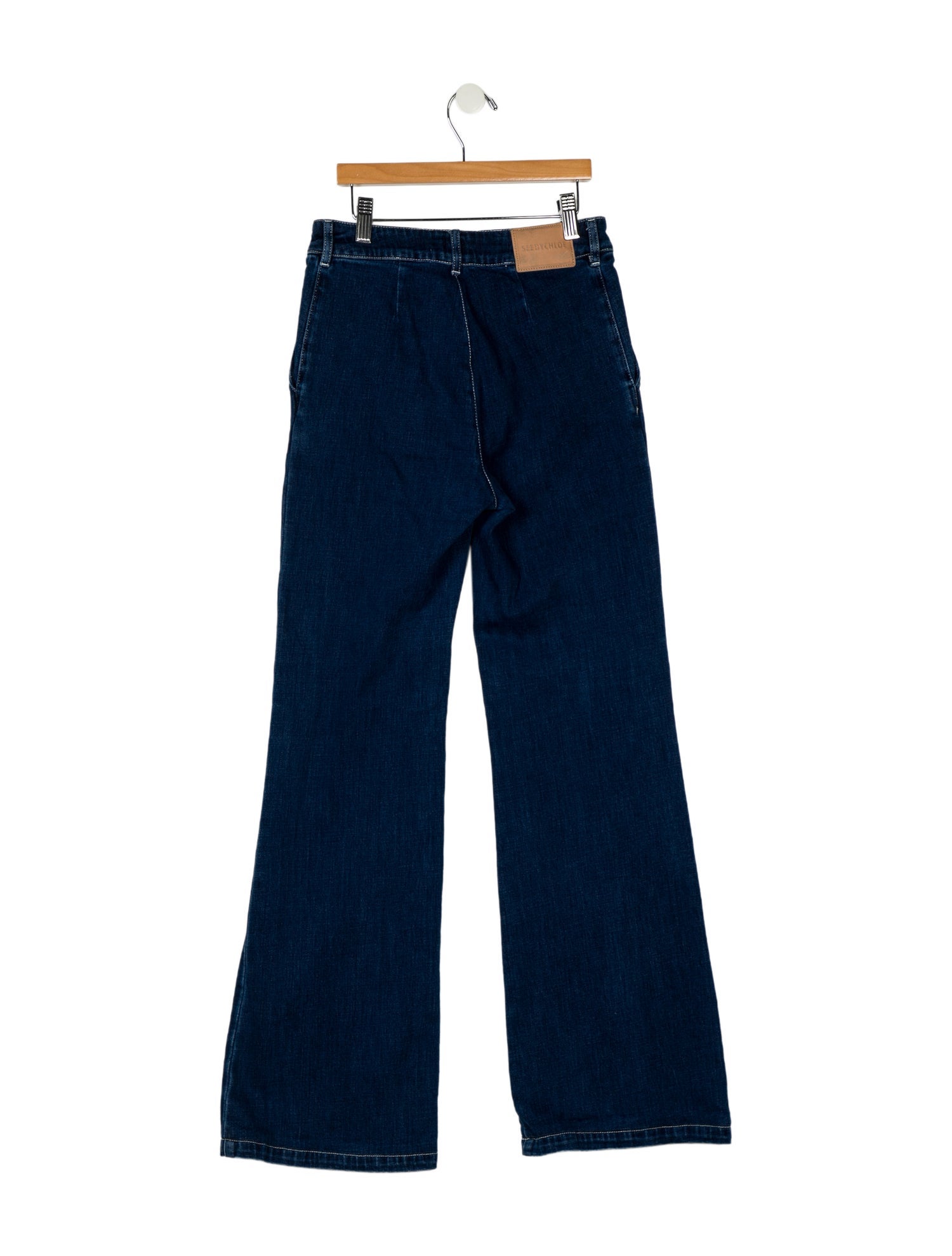 See by Chloé Mid-Rise Wide Leg Jeans
