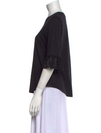 See by Chloé Scoop Neck Three-Quarter Sleeve T-Shirt