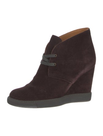 See by Chloé Suede Lace-Up Boots