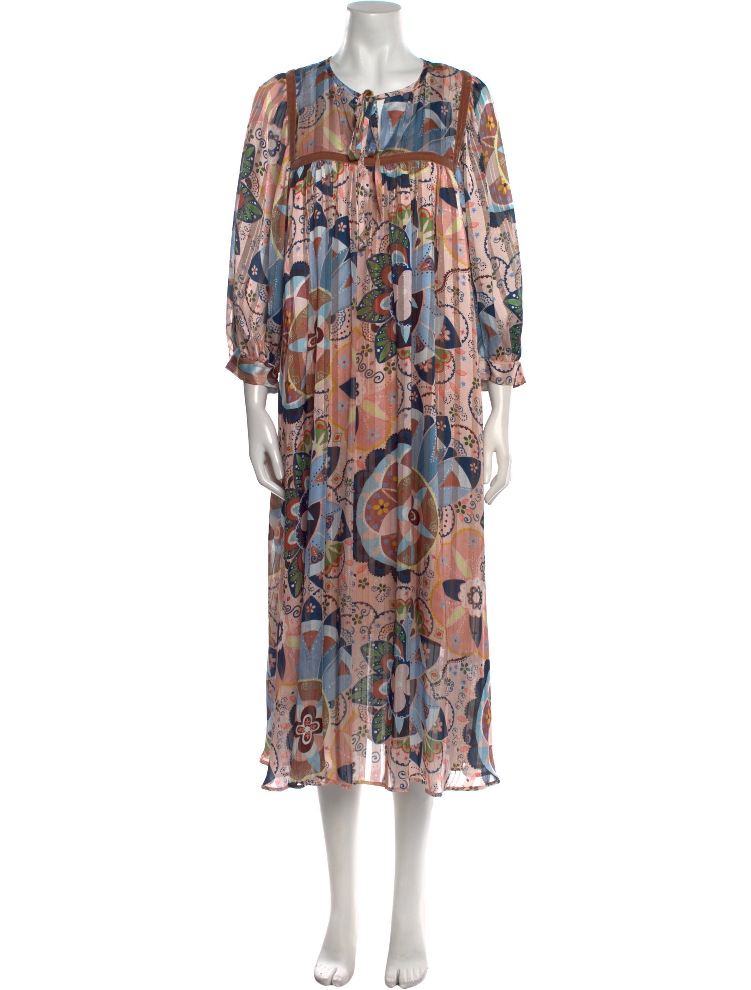 See by Chloé Floral Print Long Dress