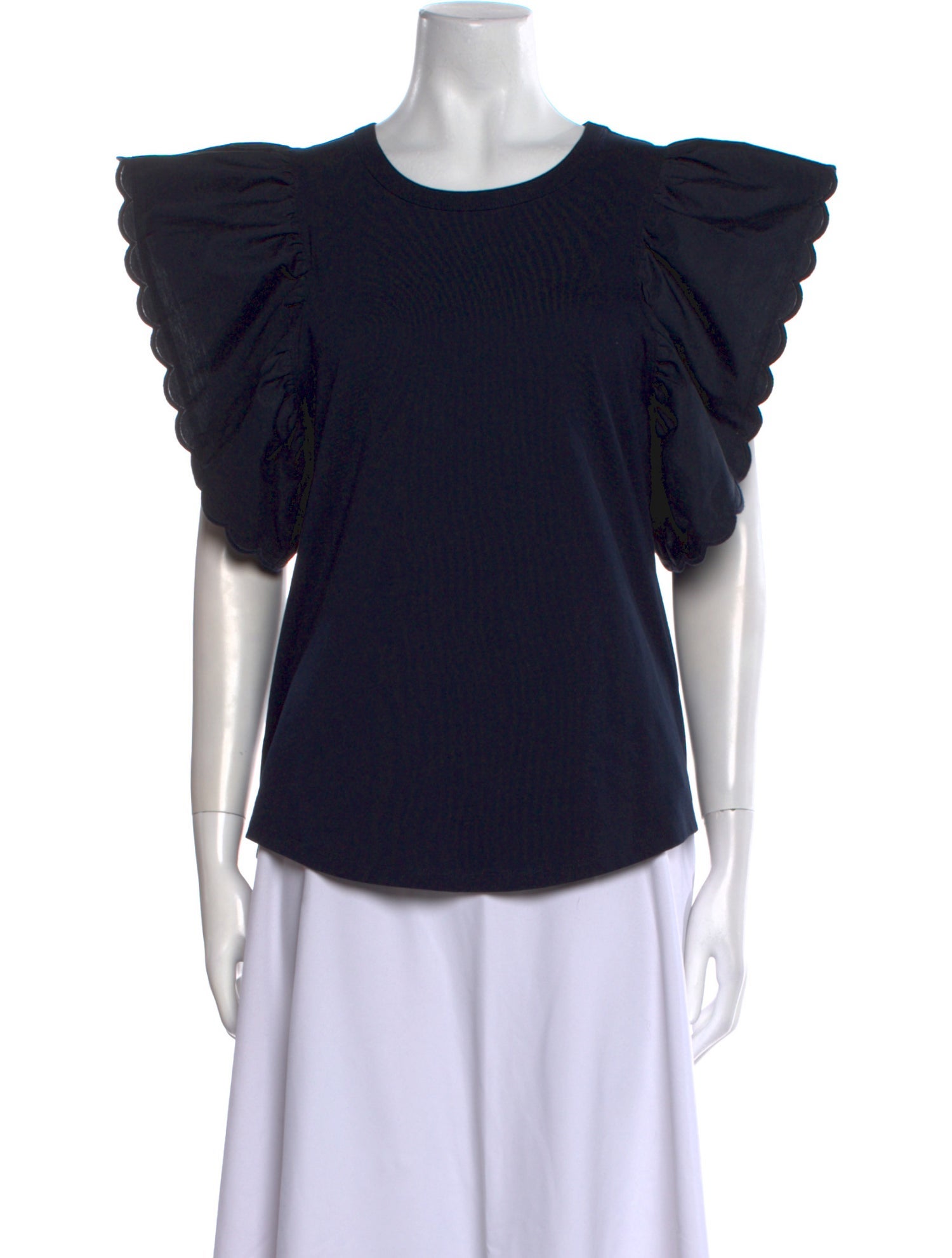 See by Chloé Crew Neck Short Sleeve T-Shirt w/ Tags