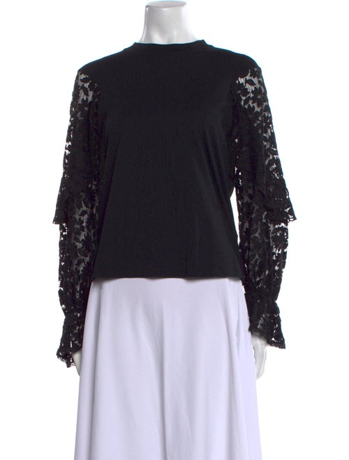 See by Chloé Crew Neck Long Sleeve Blouse