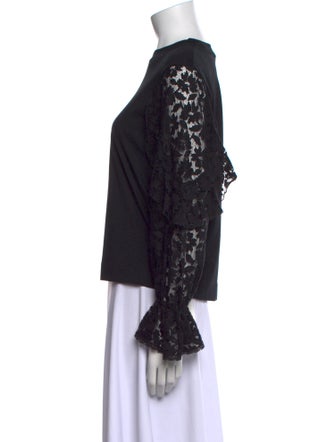 See by Chloé Crew Neck Long Sleeve Blouse