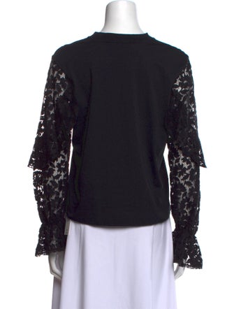 See by Chloé Crew Neck Long Sleeve Blouse