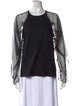 See by Chloé Crew Neck Long Sleeve Blouse
