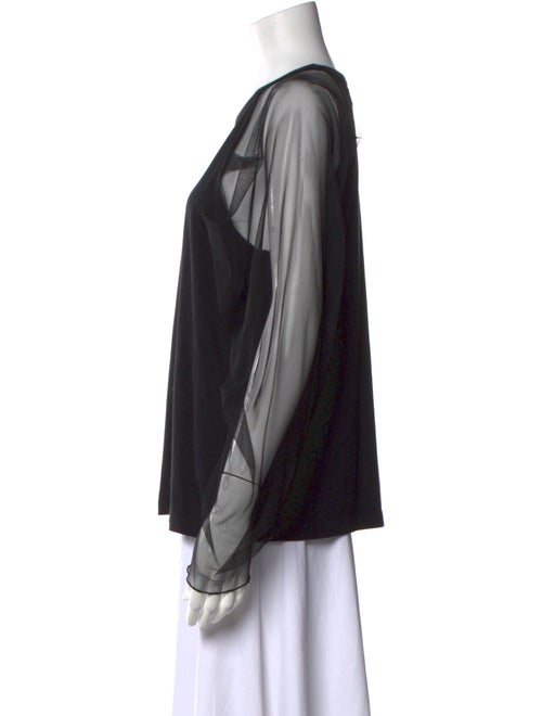 See by Chloé Crew Neck Long Sleeve Blouse