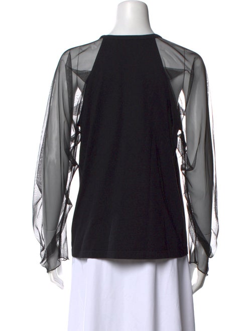 See by Chloé Crew Neck Long Sleeve Blouse