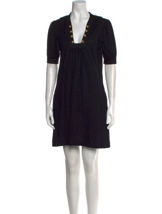 See by Chloé Square Neckline Mini Dress