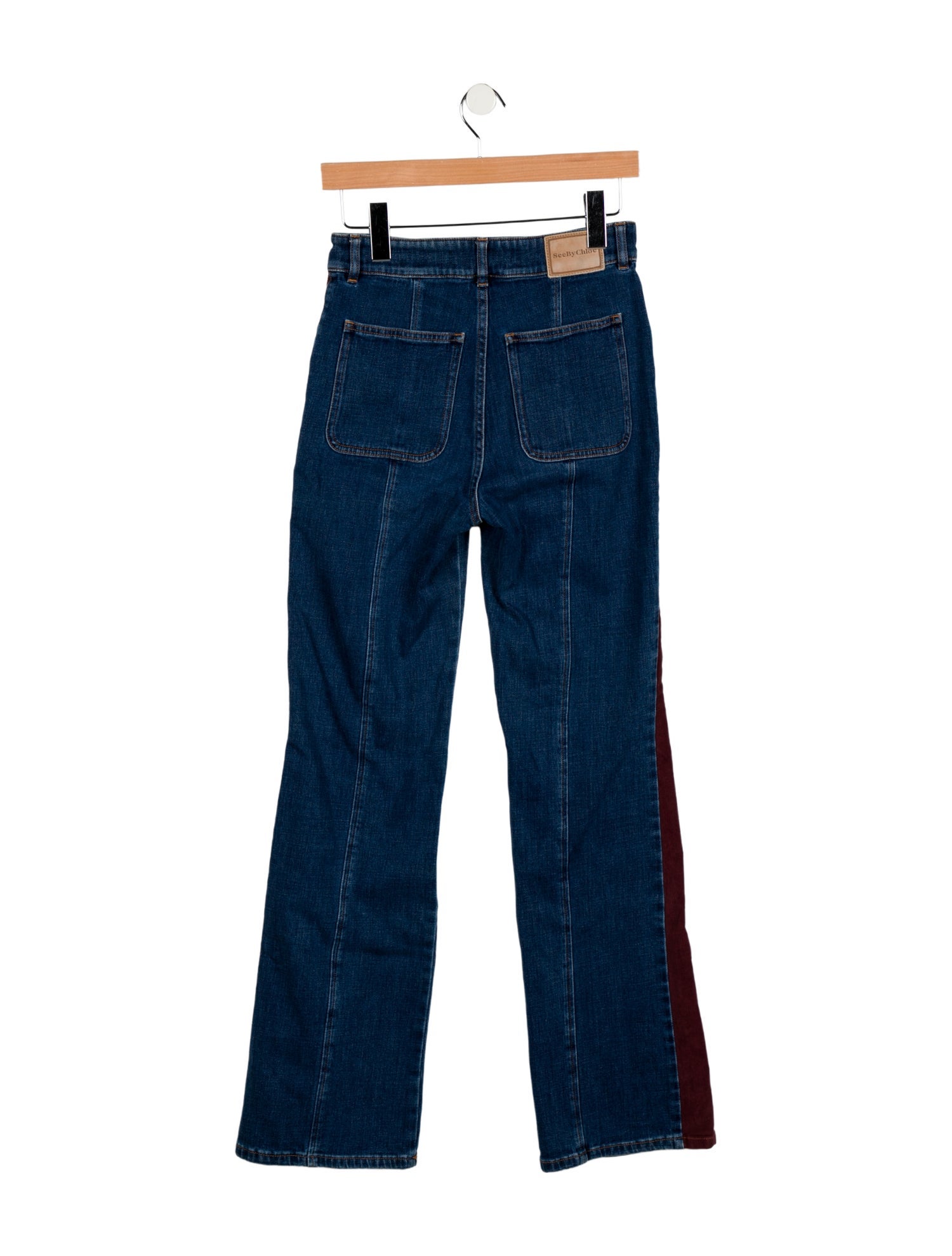 See by Chloé Mid-Rise Wide Leg Jeans
