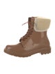 See by Chloé Rubber Fur Trim Rain Boots