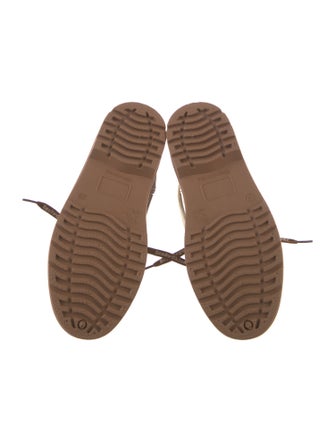 See by Chloé Rubber Fur Trim Rain Boots