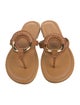 See by Chloé Leather Braided Accents Slides