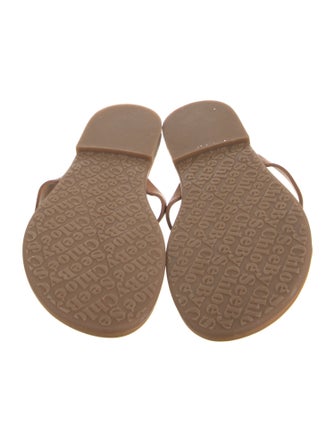 See by Chloé Leather Braided Accents Slides