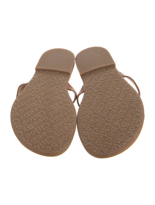 See by Chloé Leather Braided Accents Slides