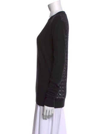See by Chloé V-Neck Long Sleeve Sweatshirt