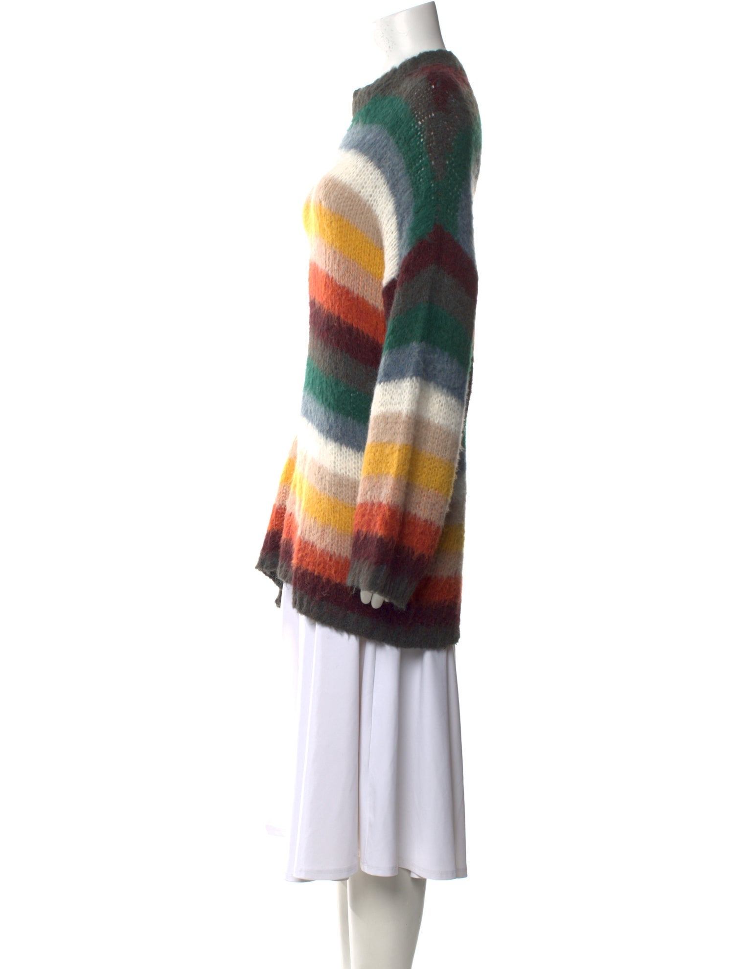 See by Chloé Striped Crew Neck Sweater