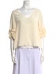 See by Chloé Silk V-Neck Blouse
