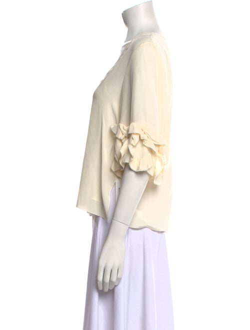 See by Chloé Silk V-Neck Blouse