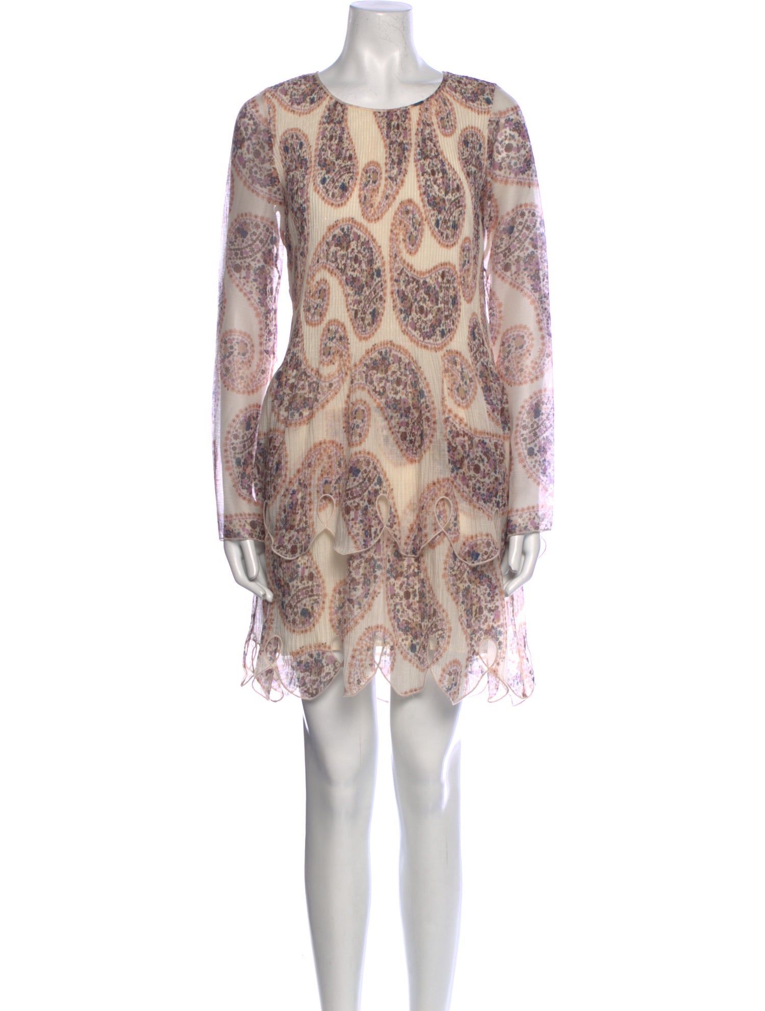 See by Chloé Paisley Print Mini Dress