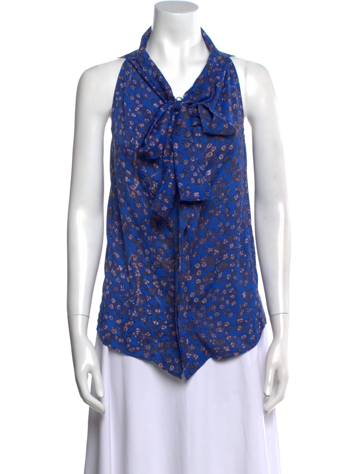 See by Chloé Printed Cowl Neck Top