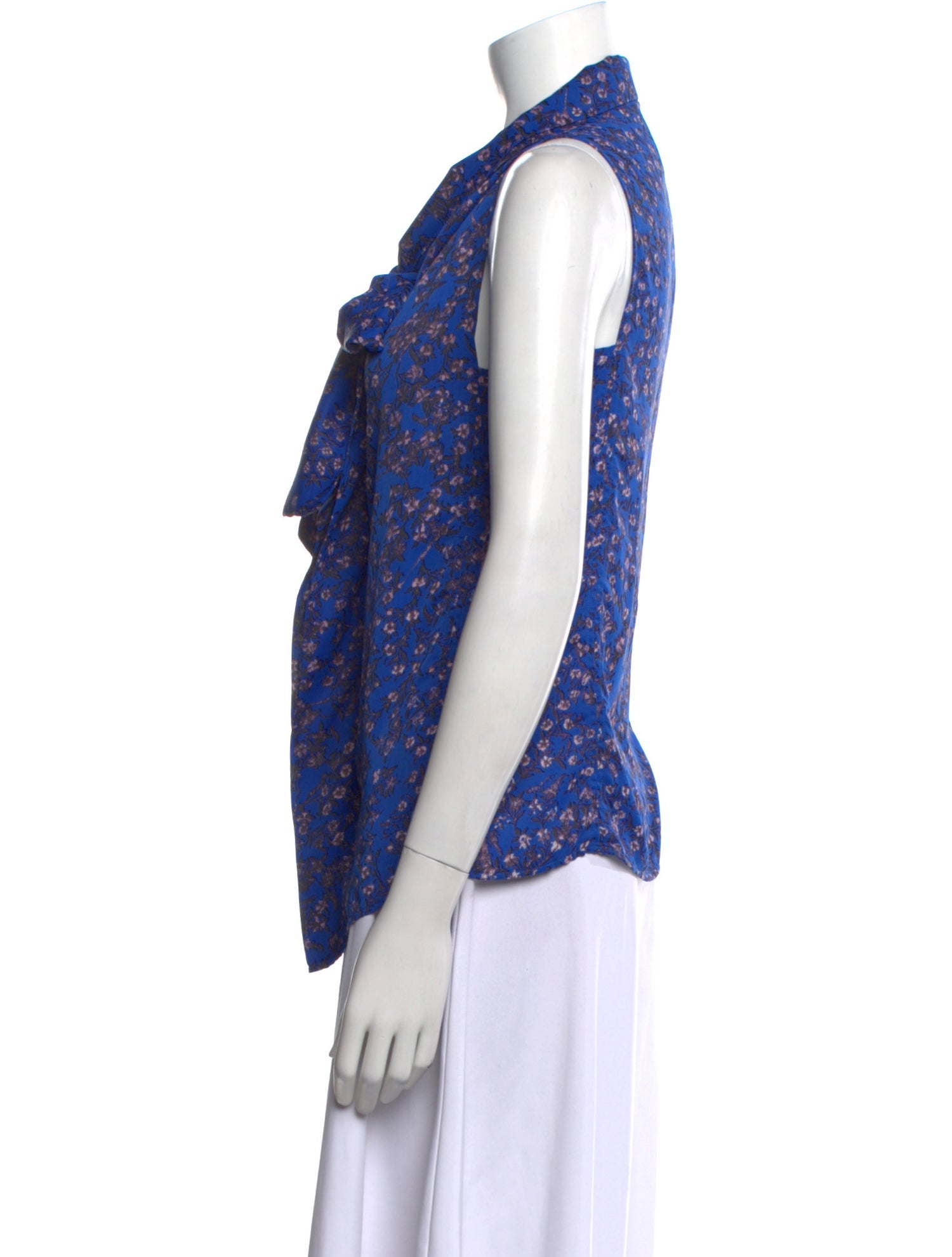 See by Chloé Printed Cowl Neck Top