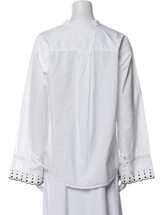 See by Chloé V-Neck Long Sleeve Blouse