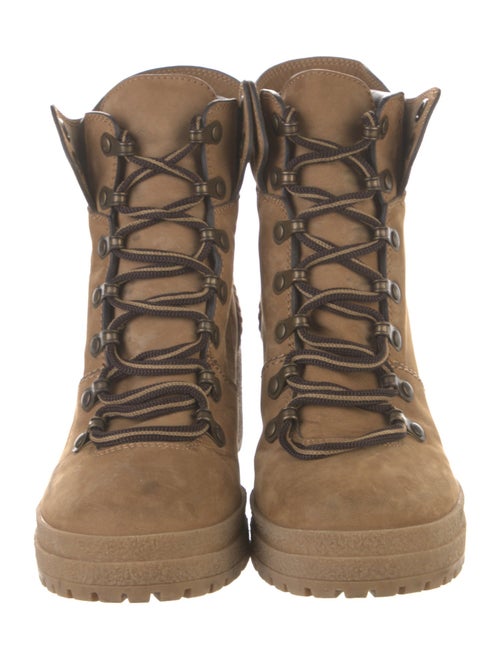 See by Chloé Suede Leather Trim Embellishment Hiking Boots