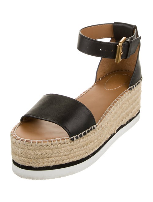 See by Chloé Leather Braided Accents Espadrilles