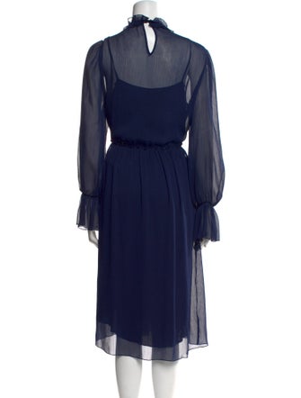 See by Chloé Mock Neck Long Dress