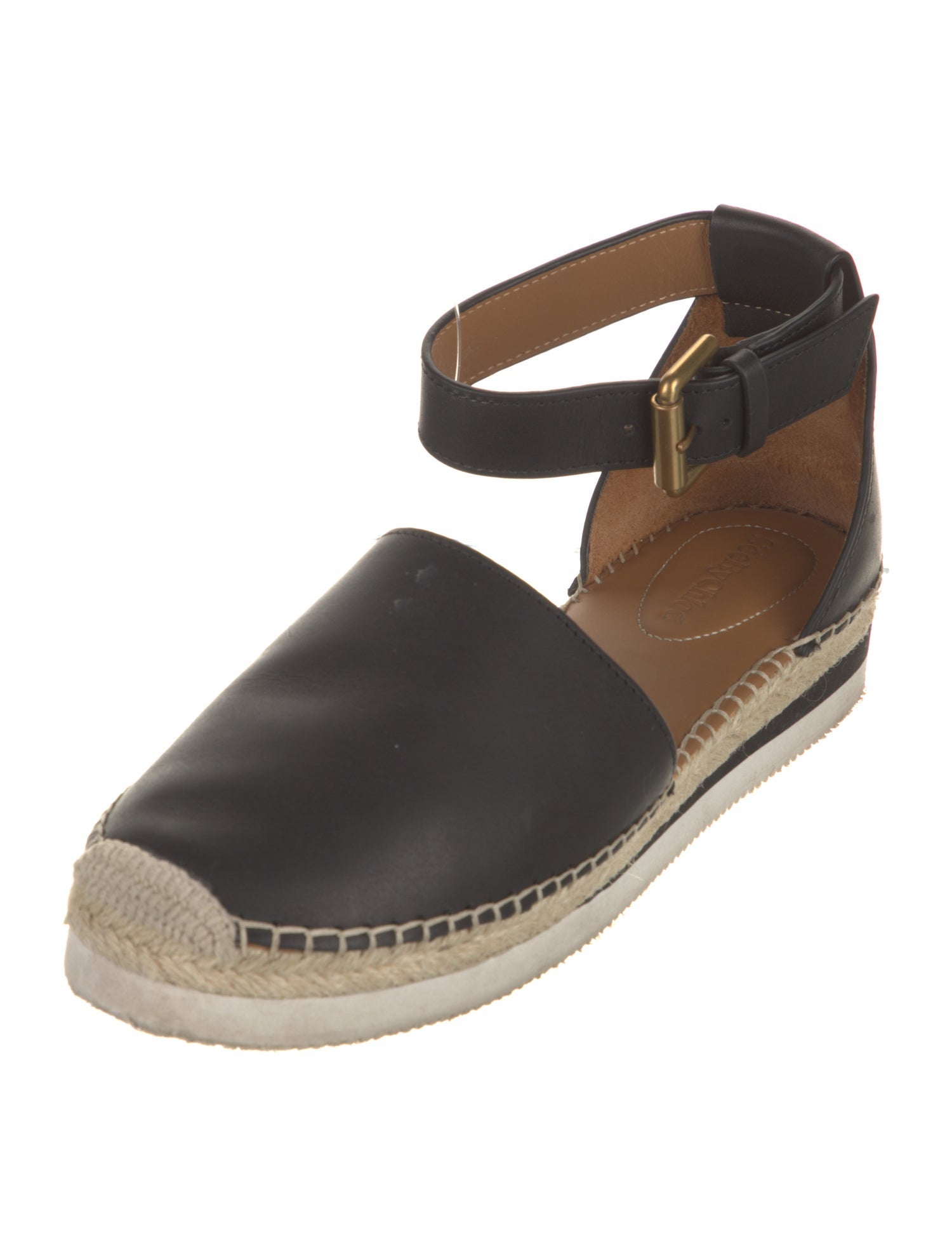 See by Chloé Leather D'Orsay Flats