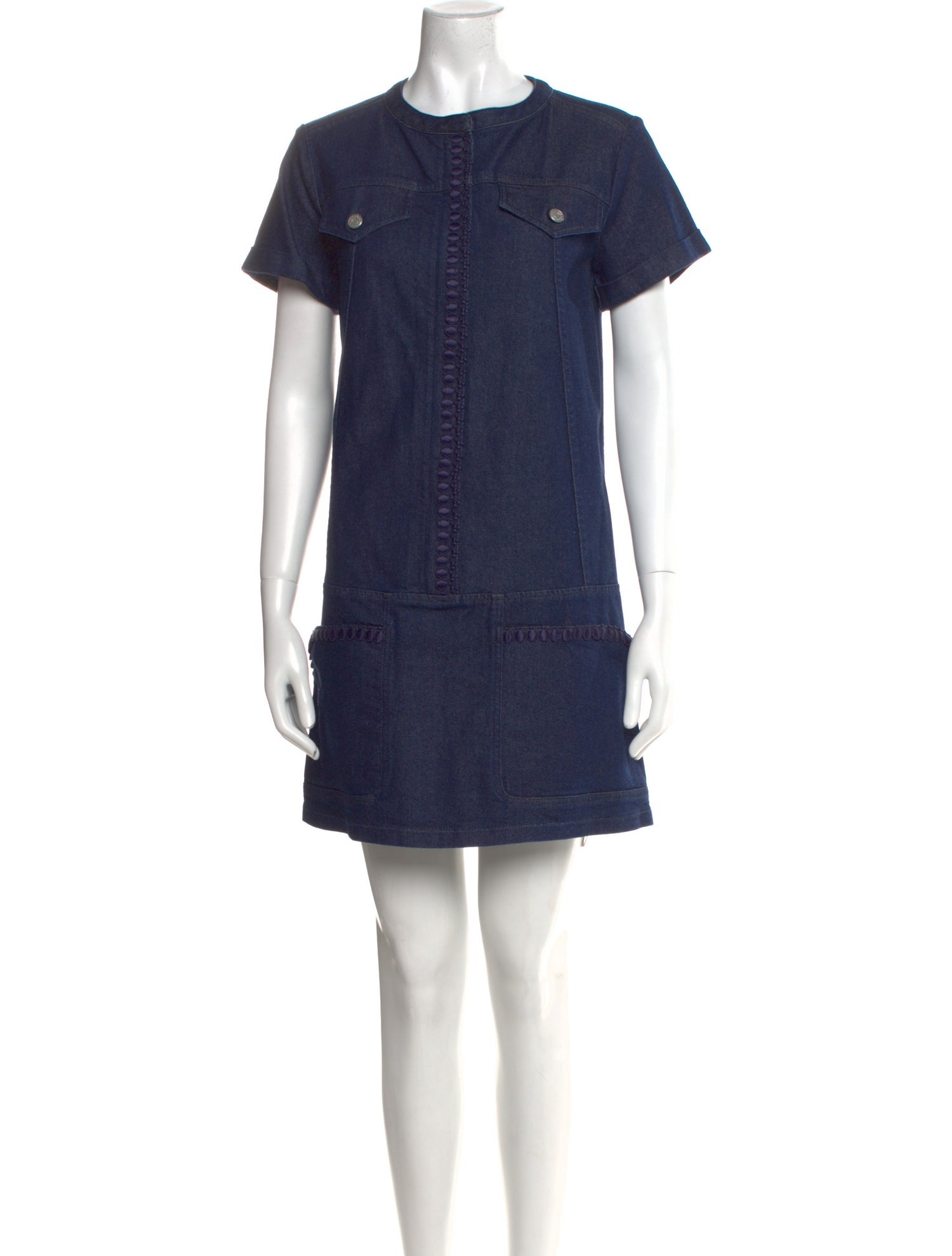 See by Chloé Crew Neck Mini Dress
