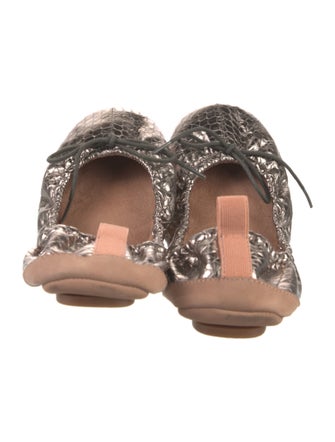See by Chloé Leather Bow Accents Ballet Flats