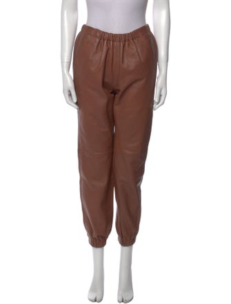 See by Chloé Lamb Leather Skinny Leg Pants