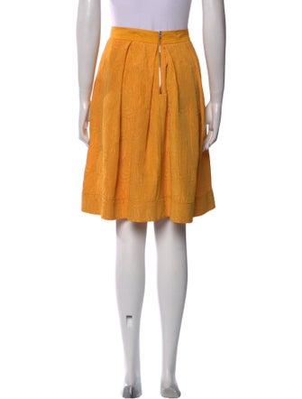 See by Chloé Pleated Accents Knee-Length Skirt