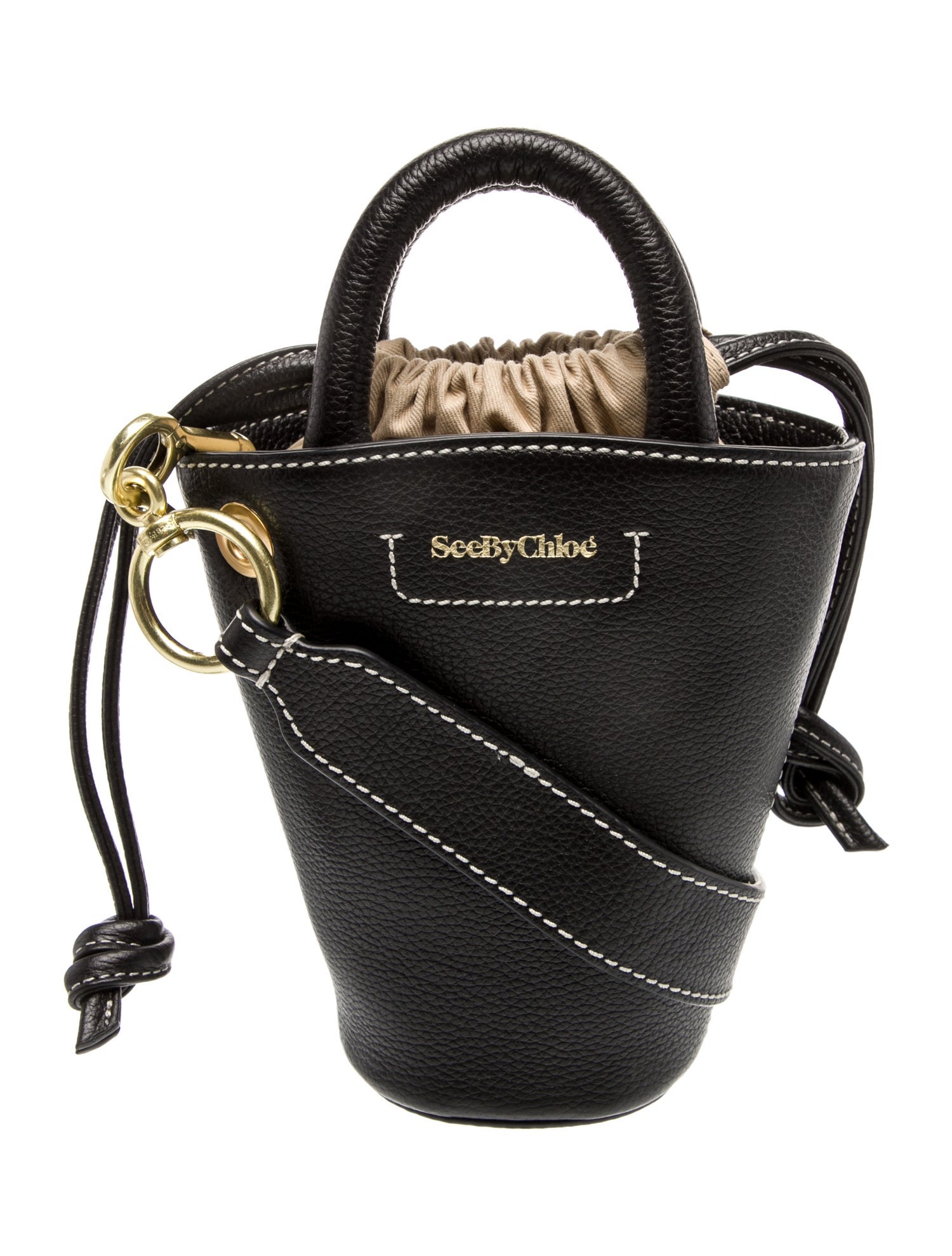 See by Chloé Leather Top Handle Bag