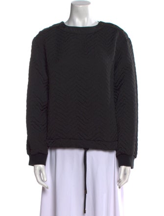 See by Chloé Scoop Neck Long Sleeve Sweatshirt
