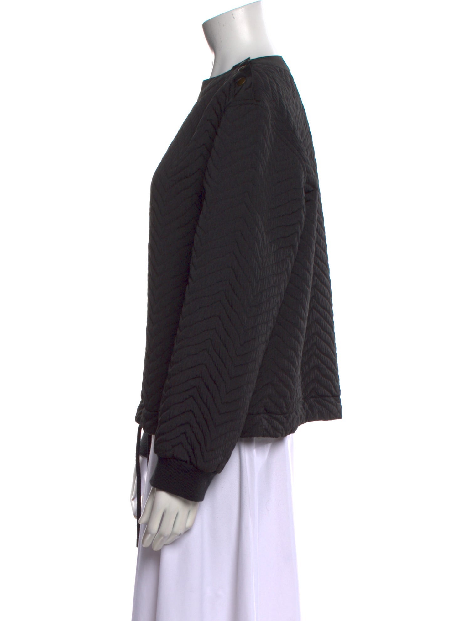 See by Chloé Scoop Neck Long Sleeve Sweatshirt