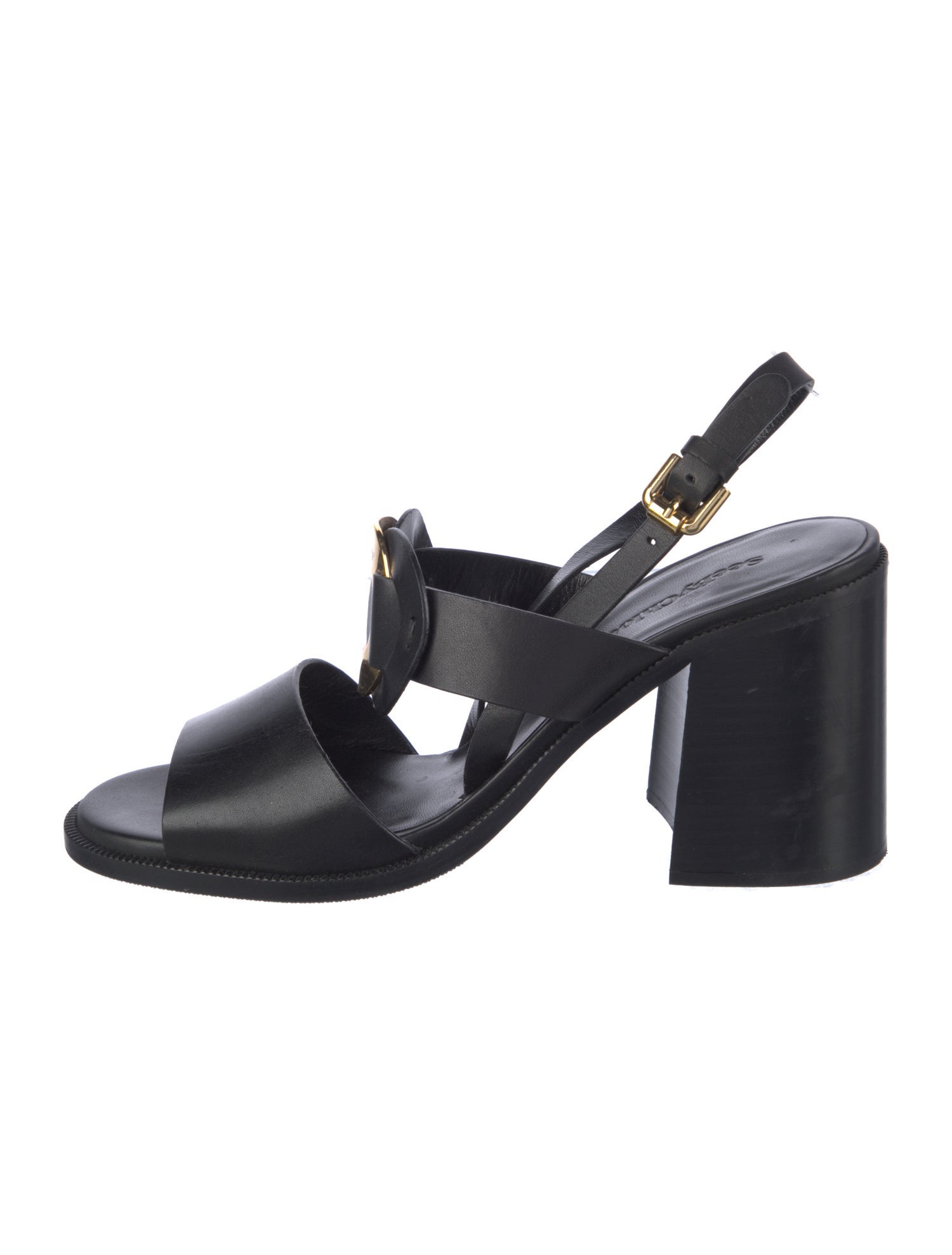 See by Chloé Leather Slingback Sandals