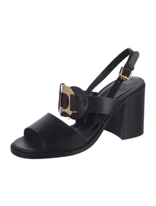 See by Chloé Leather Slingback Sandals