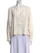 See by Chloé V-Neck Long Sleeve Blouse
