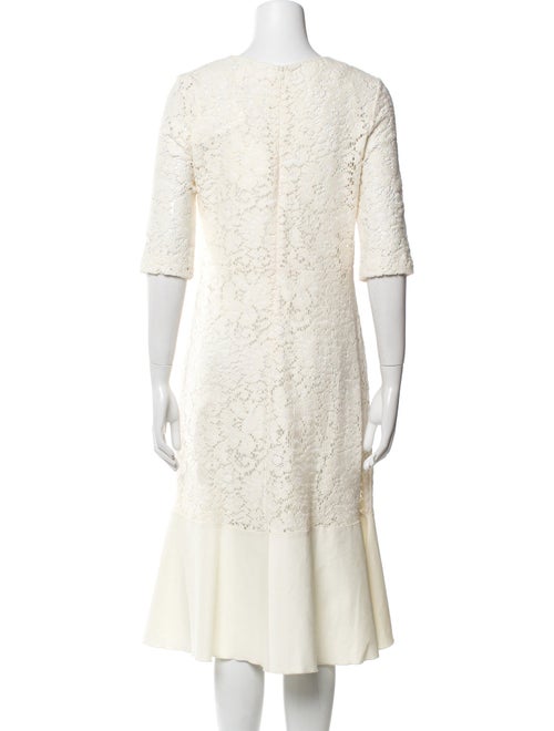 See by Chloé Scoop Neck Midi Length Dress