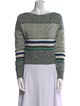 See by Chloé Striped Bateau Neckline Sweater