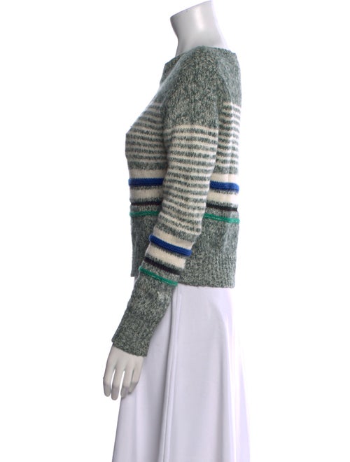See by Chloé Striped Bateau Neckline Sweater