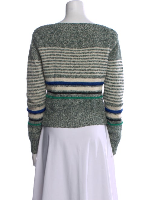 See by Chloé Striped Bateau Neckline Sweater