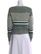 See by Chloé Striped Bateau Neckline Sweater