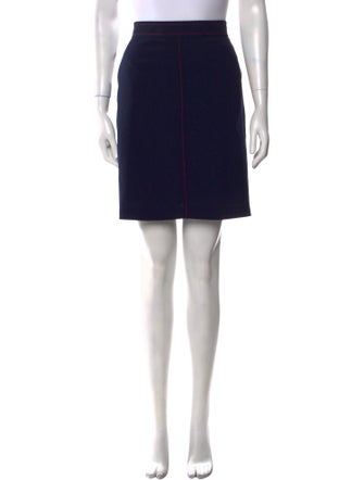 See by Chloé Braided Accents Knee-Length Skirt