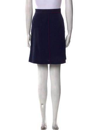 See by Chloé Braided Accents Knee-Length Skirt