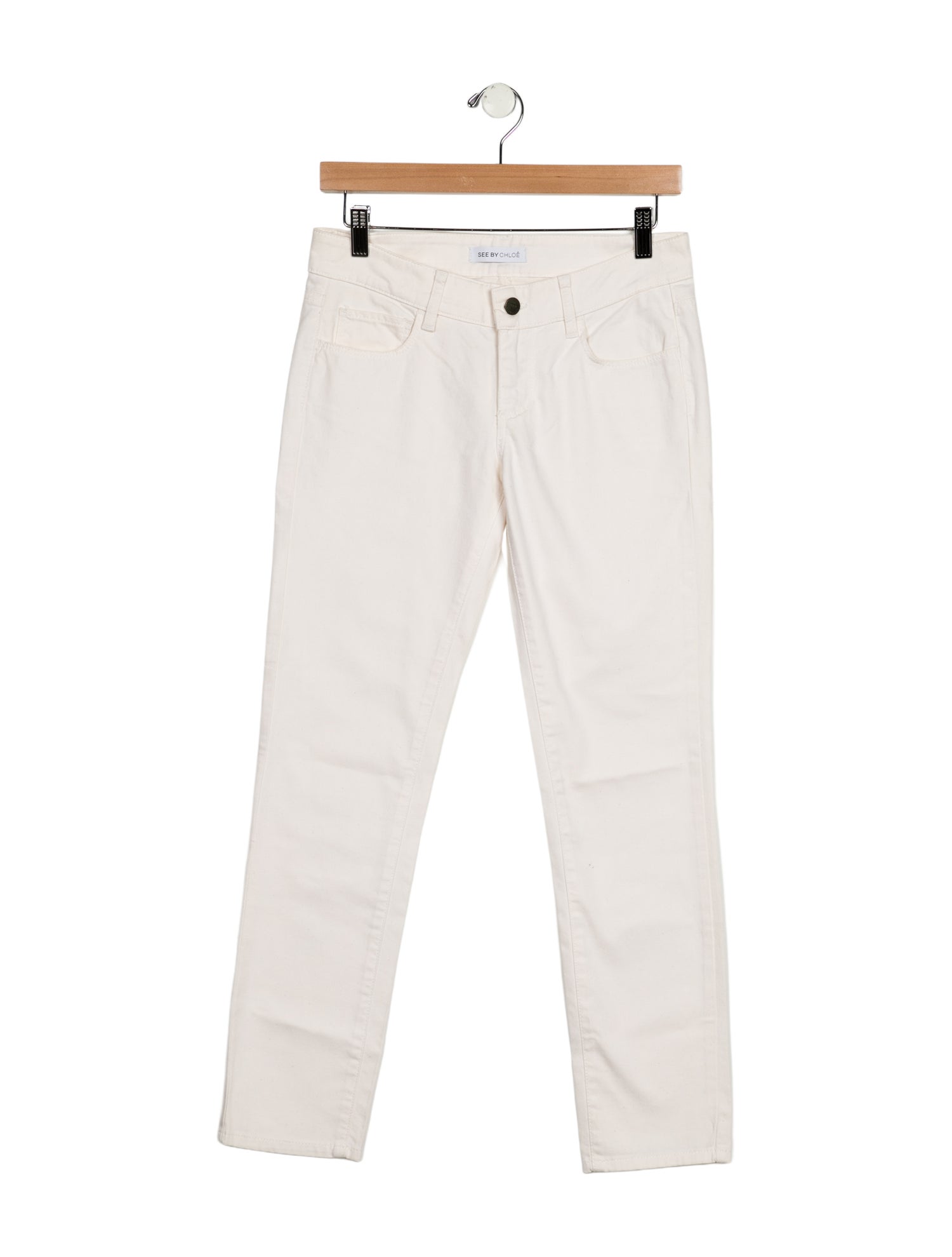 See by Chloé Low-Rise Straight Leg Jeans