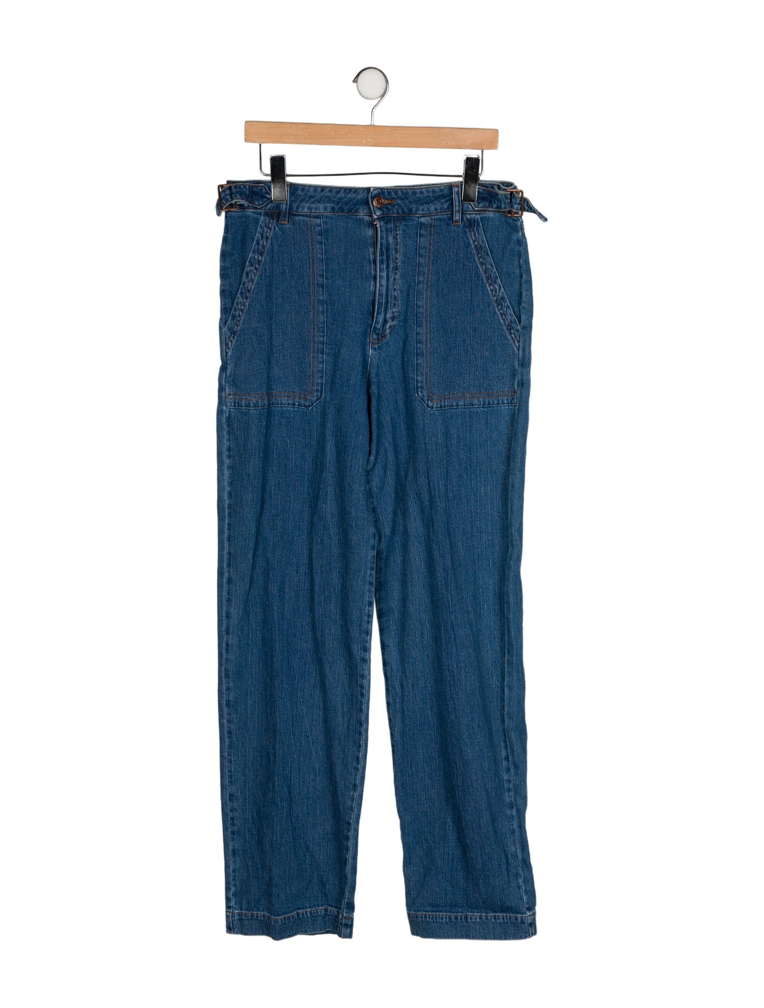 See by Chloé High-Rise Straight Leg Jeans
