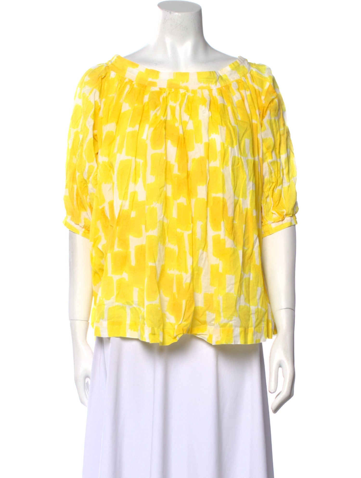 See by Chloé Printed Scoop Neck Blouse